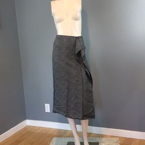 NWOT Equipment Skirt Blue/White Polka Dots Sz XXS